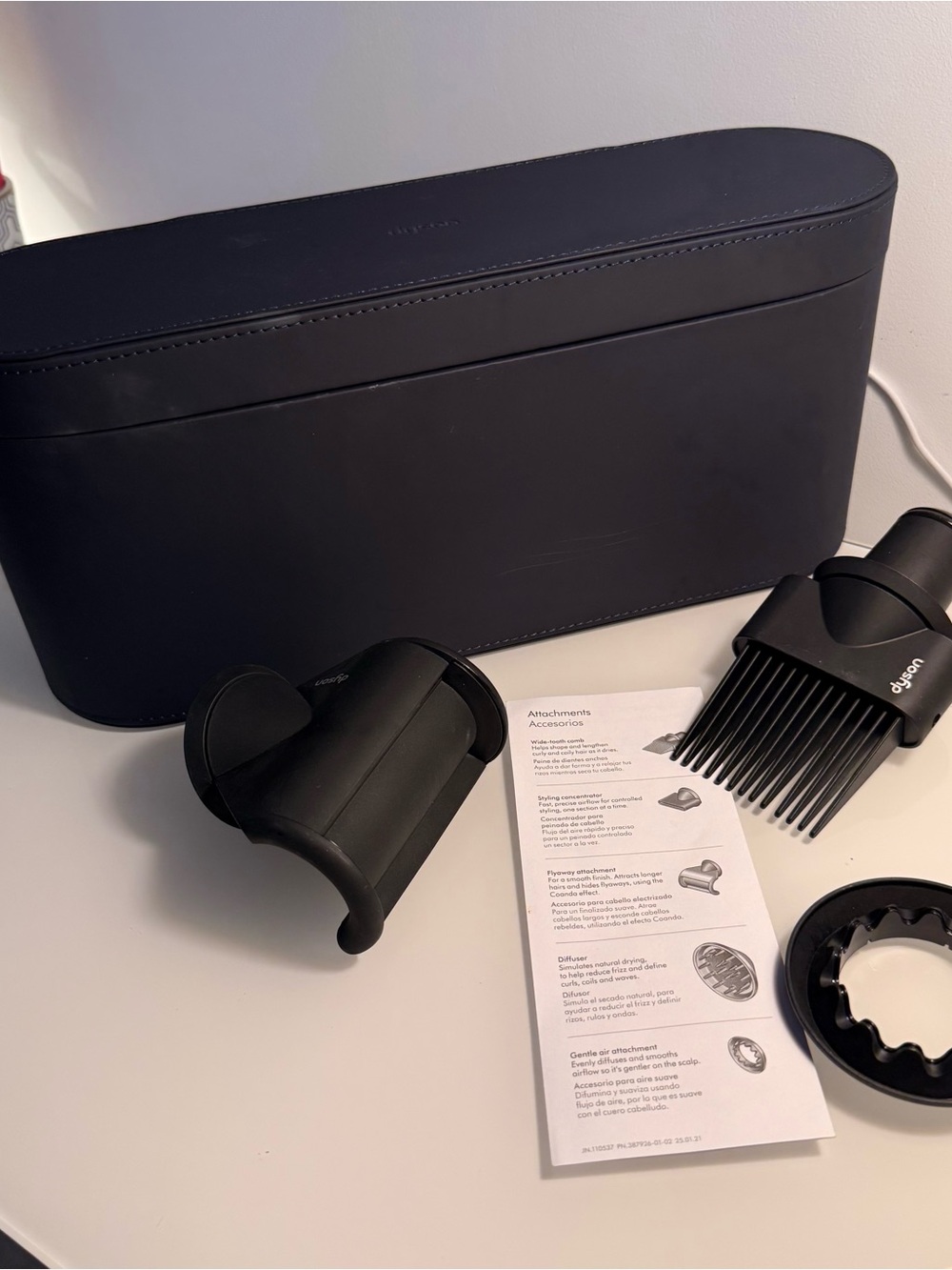 Dyson Supersonic Hair Dryer Attachments and Storage Case